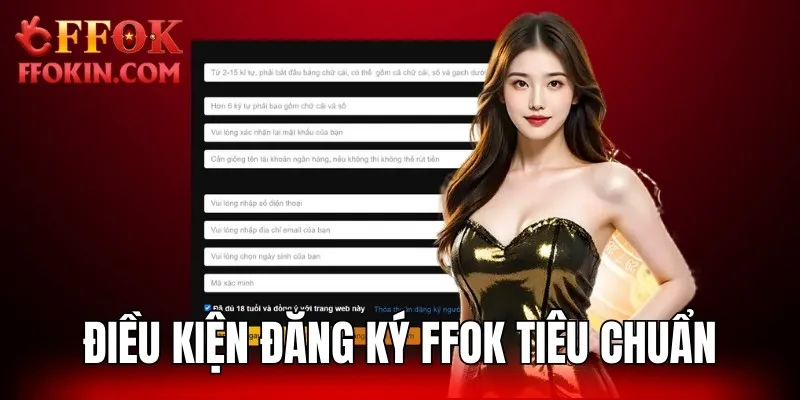 Điều kiện mở tài khoản mới tại nhà cái FFOK