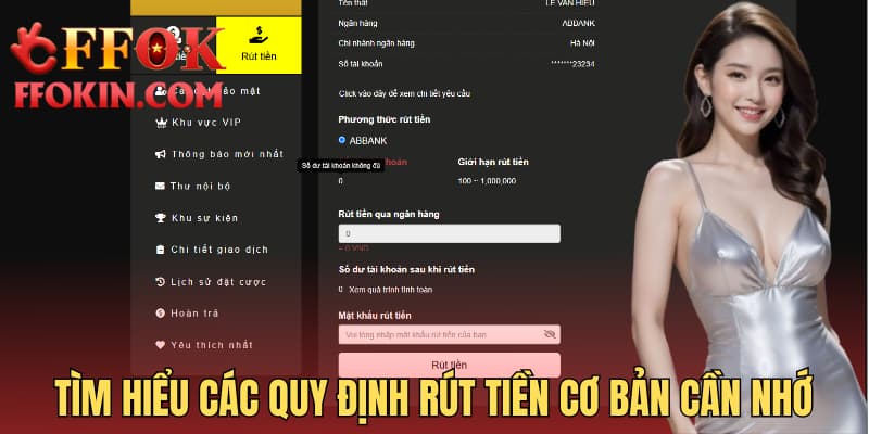 Tìm hiểu các quy định rút tiền cơ bản cần nhớ